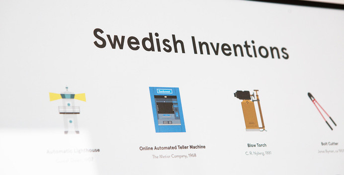 Swedish Inventions Poster | OhPosters #interior #inventions #print #design #swedish #poster #engineering #decoration