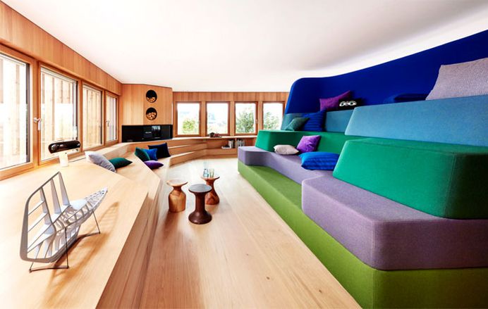 Innovative Use of Wood in Pre-Fab Dwelling by Alfredo Haberli - InteriorZine