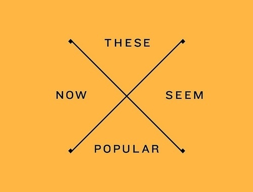 Current Graphic Design Trend (Noisy Decent Graphics) #logo #identity #parody #type #trend