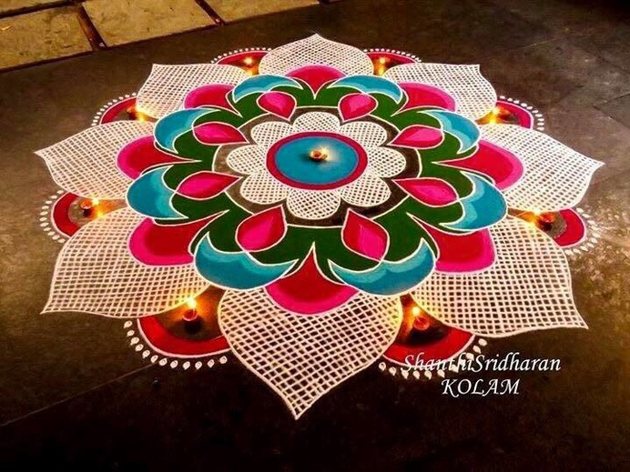 Beautiful Rangoli Design Image
