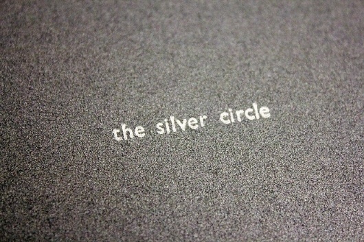 The Silver Circle - Amy Woo #book #letterpress #ink #silver