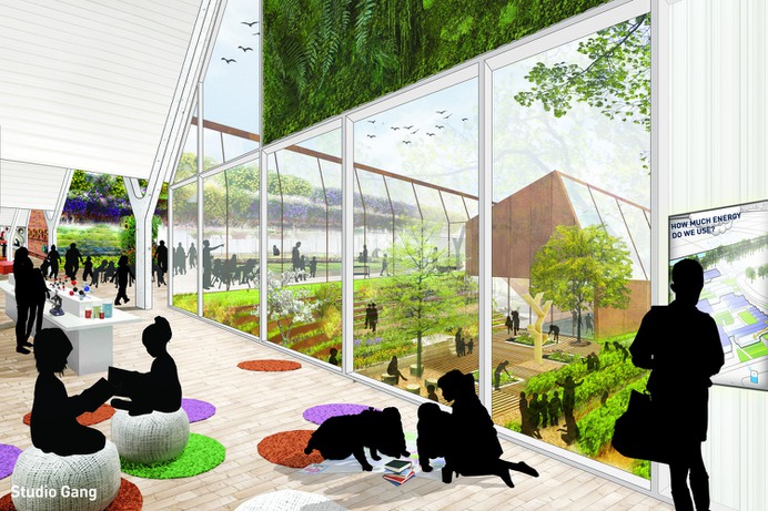 Studio Gang Designs a Chicago Charter School With Principles of Sustainability and Wellness,Courtesy of Studio Gang