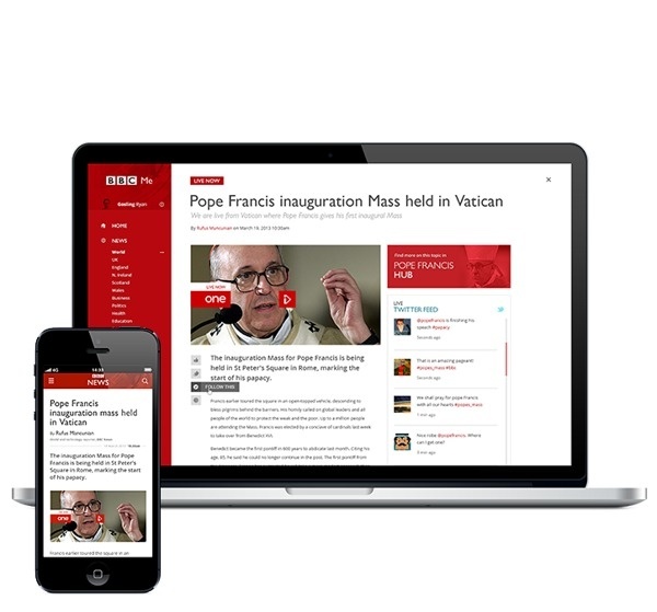 BBC Me concept #news #bbc #responsive #design #web