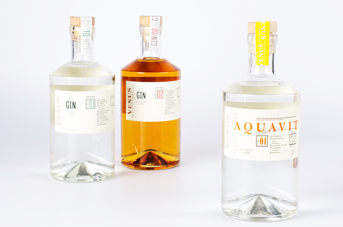 gin, bottle, simplicity, minimal, package, packaging