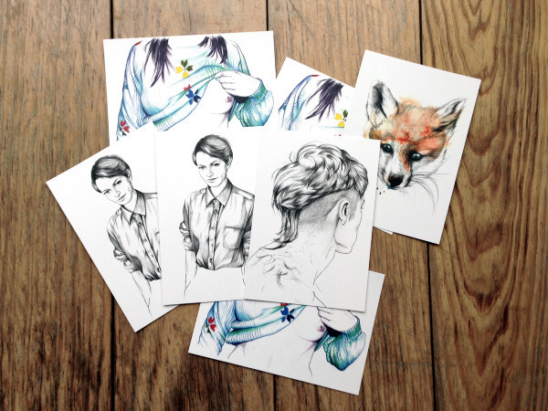 Postcards inineumann #neumann #germany #hair #papergoods #illustration #aquarell #ini #canyon #postcards