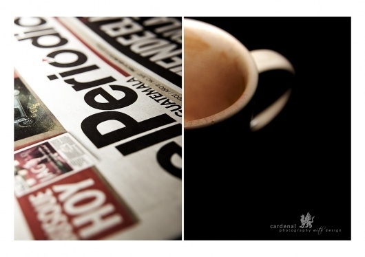 GoodNewsBadNews_JustMyCoffee by =SigbertVonOxfeld on deviantART #news #photo #conceptual #book #photography #report