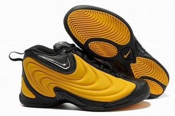 2012 New Nike Air Flightposite Yellow/Black Men's #shoes
