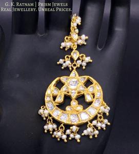 Maang Tika - gold diamond polki kundan meena jadau jewellery