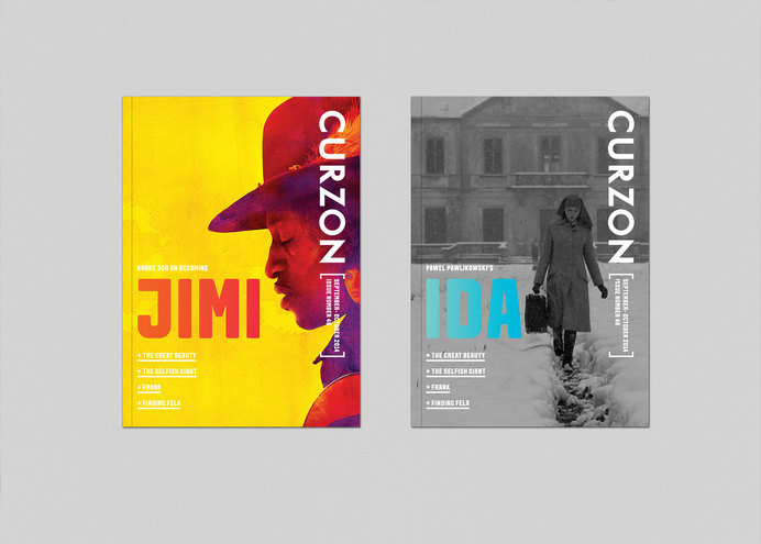 The Plant #branding #design #curzon #cinema #identity #gradient #logo #layout #colour #editorial