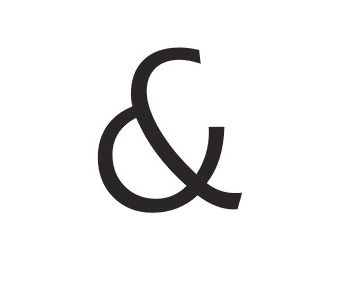 An ampersand (or epershand; “&”) is a logogram representing the conjunction word “and” — this symbol is a ligature of the letters et, Latin for “and” - but does it float