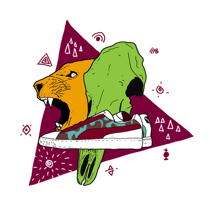 Franco Giovanella Portfolio - Ilustração #sneaker #puma #wild #illustration #skull