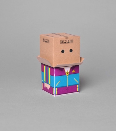 Randbox Crew on the Behance Network #elantidoto #design #graphic #illustration #paper #toy
