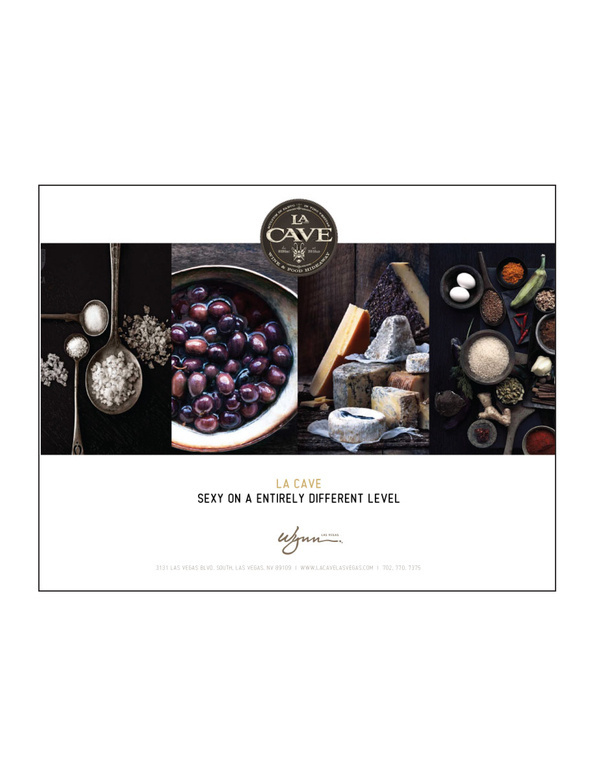 LA CAVE Ads #branding #design #food #clean #advertising #lasvegas #photography #whyworkshop