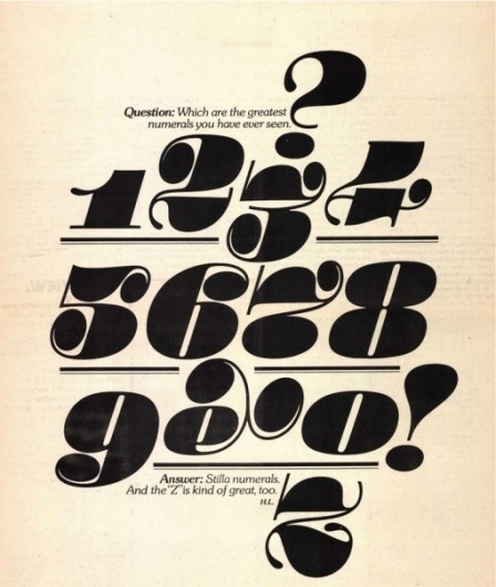 NTHN blog #numerals #serif #numbers #numerals #zing
