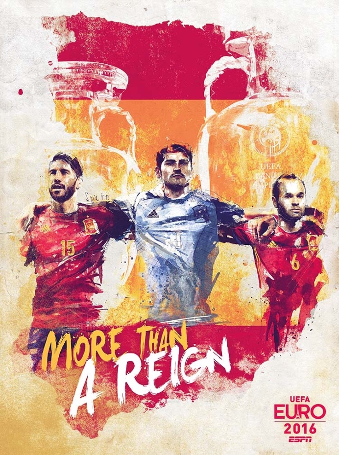Intense EURO 2016 Teams Illustrations
