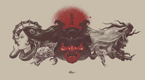 Bushido #illustration #design #art