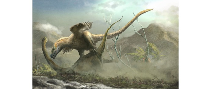 Deinonychus and Sauroposeidon (2019)