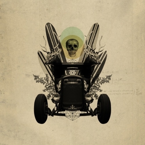 Creative Buck | â€ ransmission #surf #design #poster #skull #car