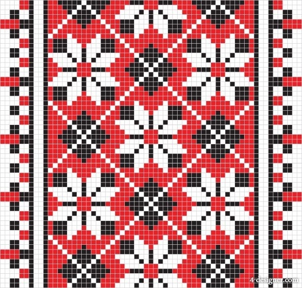 Pixel pattern 05 vector material #mosaic #pattern