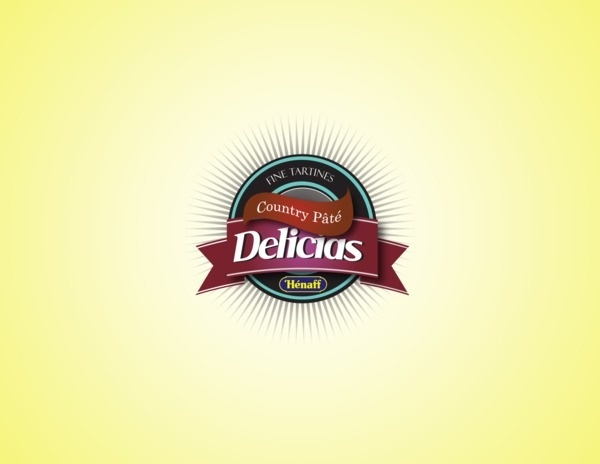 Delicias. on Behance #labels #packaging #pate #bottles #can