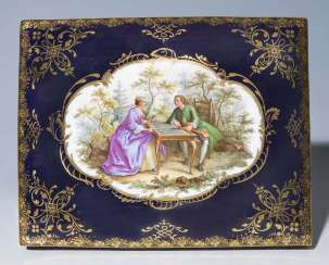 Cobalt-Playing Card Box #Sets #Teasets #Porcelainsets #Antiqueplates #Plates #Wallplates #Figures #Porcelainfigurines #porcelain