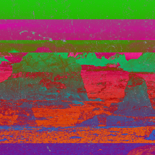 "Default Mode Network" #2012 #landside #nature #glitch #multicolor #artificial #artowrk