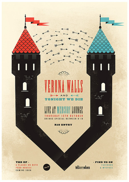 Verona Walls #design #vintage #poster #typography