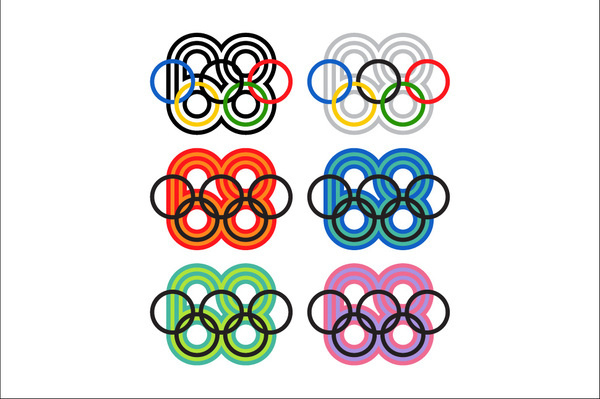 GRAPHIC AMBIENT » Blog Archive » 1968 Mexico Olympics, Mexico #mexio #lance #wyman #8 #mexico #logo #olympics