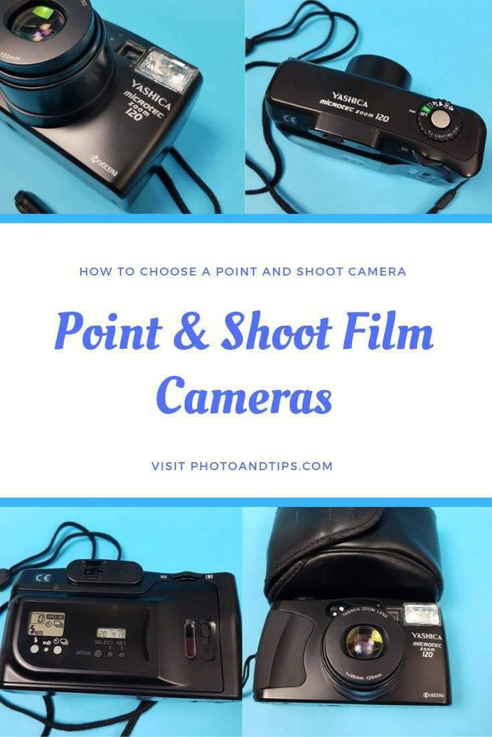 80 Point and Shoot Film Cameras - Infographics