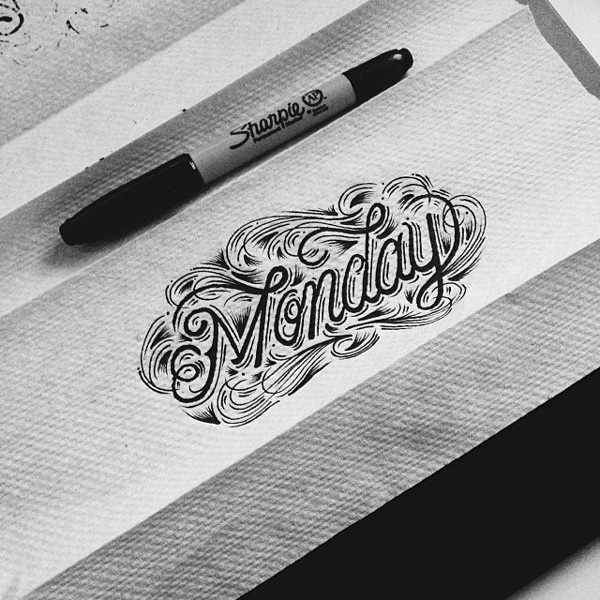 Weekdays by Raul Alejandro. #typography
