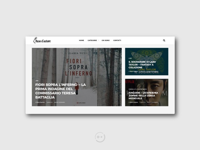 Naso d'autore - Website by Orimat #ui #design #interface #designbyorimat #website #nasodautore #naso #autore