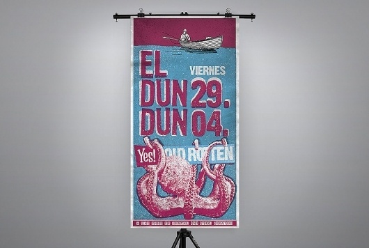 DUN DUN - ignacio fretes #typography #design #illustration #poster #dun