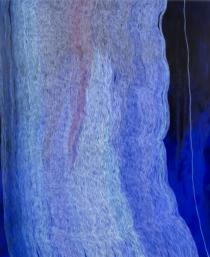 Fluid Lines in Vibrant Color - #art, #fineart, art