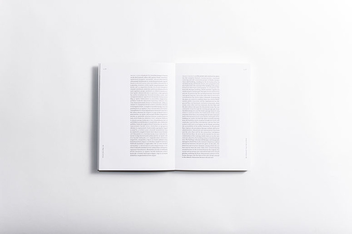 The Spatial Beauty of Memory #print #book #photography #type #grid #layout #spread #typography #minimal