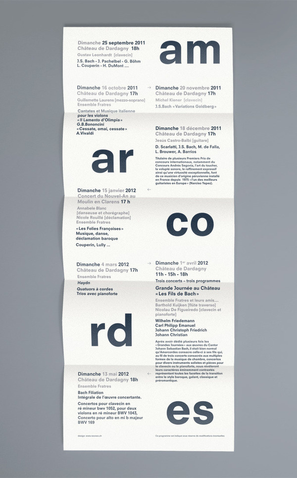 NEO NEO | Graphic Design | Amarcordes #poster #typography