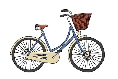 flora | florafrickerart: bicycle illustration by Flora... #flora #bicycle #fricker #illustration #bike