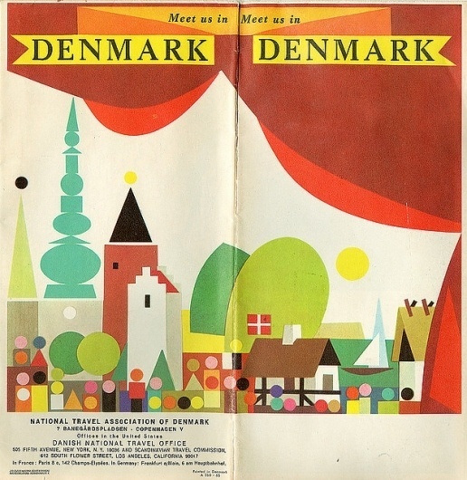 All sizes | Denmark Map | Flickr - Photo Sharing! #illustration #design #denmark #ephemera