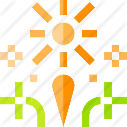 See more icon inspiration related to miscellaneous, celebration, lights, fireworks, rocket, illumination and party on Flaticon.