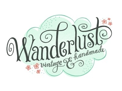 Dribbble - Wanderlust Logo by Mary Kate McDevitt #logo #lettering #typography