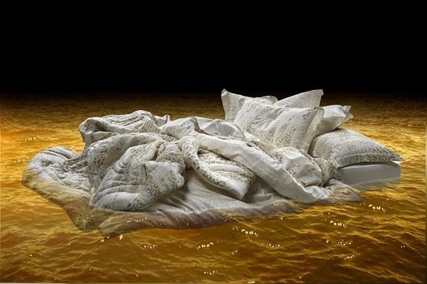 White linen Jetty sunrise #accessories #artistic #collection #home #furniture #cavalli #art #roberto