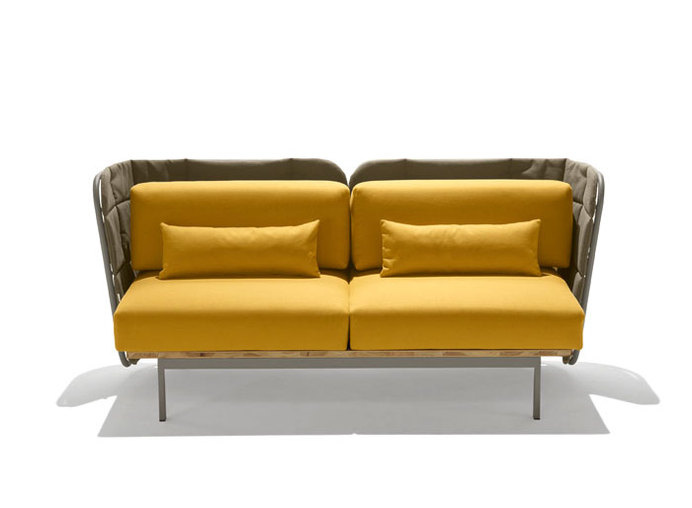 Jujube Collection by 4P1B Design Studio two seater sofa #seats #chairs #outdoor #metal #seating