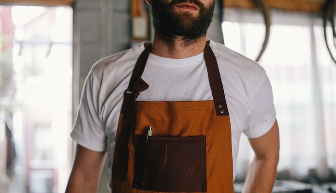 Raw Canvas & Leather Apron by JM & Sons #tech #flow #gadget #gift #ideas #cool