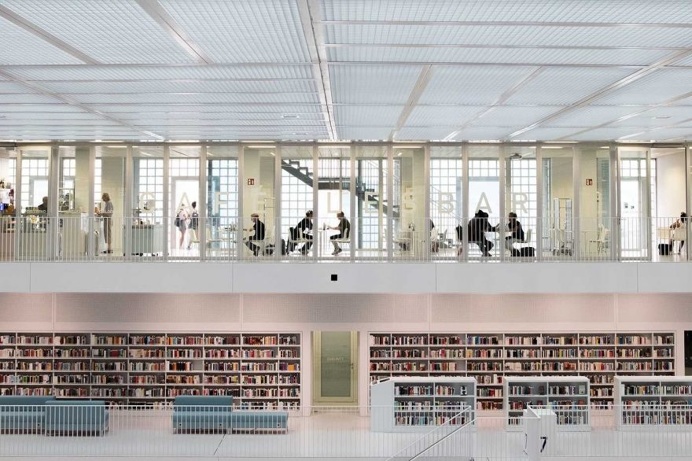 Quite Zone - Stuttgart Municipal Library by Skander Khlif