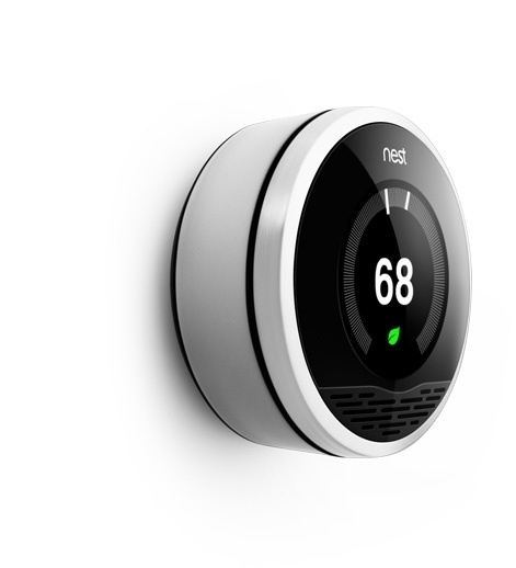 Nest | The Learning Thermostat | Living With Nest #industrial #minimal #clean