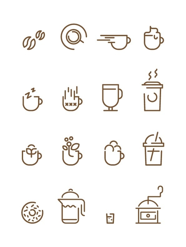 Coffee Icons - Francesco Lucchiari #icon