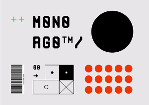 Mono RGO™ typeface Mono RGO™ #monotpye #monospace #modular #monoRGO #RGOtypeface #graphicdesign #design #glyphs