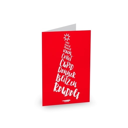 The Deers Tree - Christmas Cards #paperlust #christmas #holiday #christmascard #cards #card #holidaycard #photocard #photo #design #print #