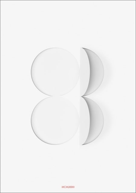 Forty Posters for Forty Years | New at Pentagram #white #1983 #negative #space #poster #pentagram