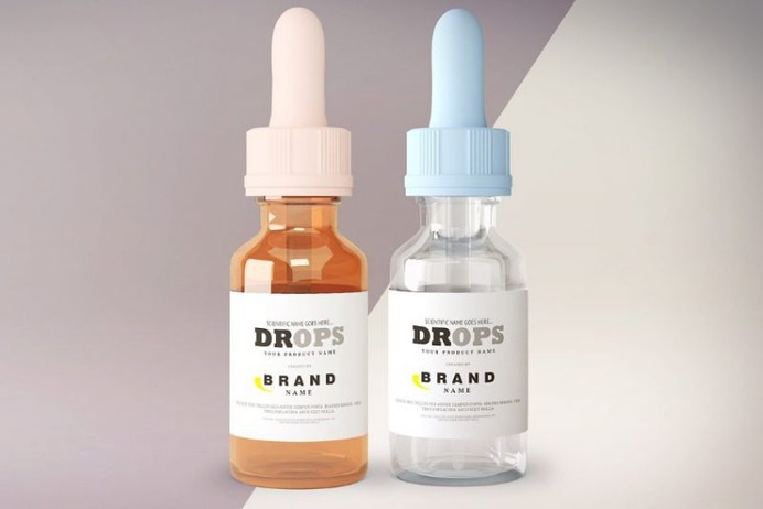40+ Dropper Bottle Mockup PSD Free Download