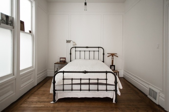 simplicity for sleeping #interior #bedroom #sleep #clean #simple #bed #minimal